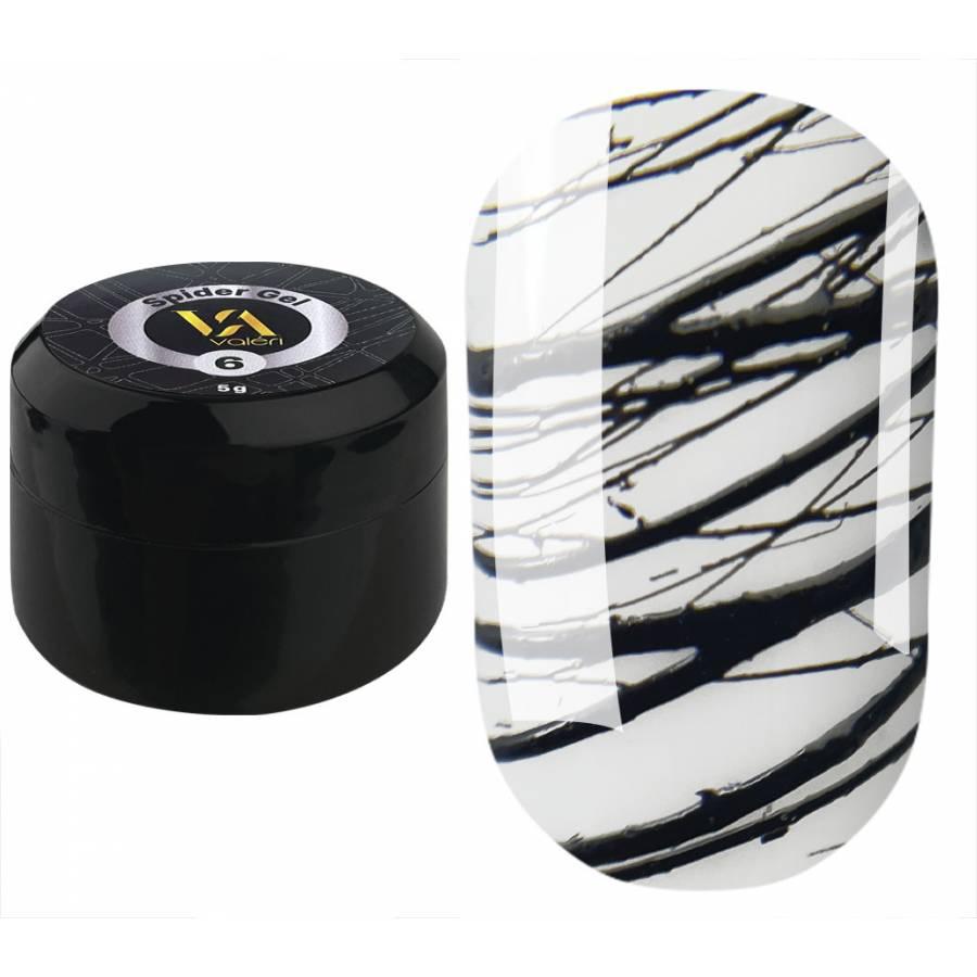 Гель-павутинка Vaлерi Spider Gel 06 чорний 5 мл