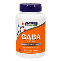 NOW GABA 750 mg 100 капсул Lodgi