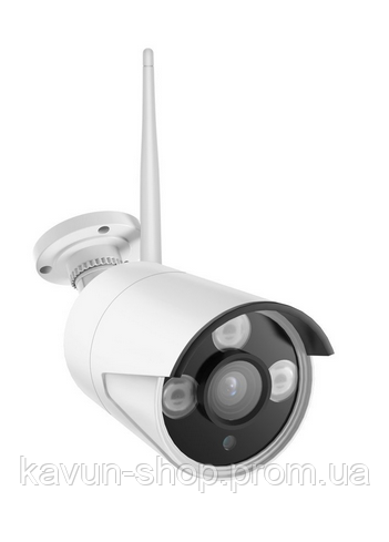 Набор видеонаблюдения KIT 5G WiFi 4 беспроводне камеры видеорегистратор комплект наружного (без монитора) h - фото 6 - id-p2131226597
