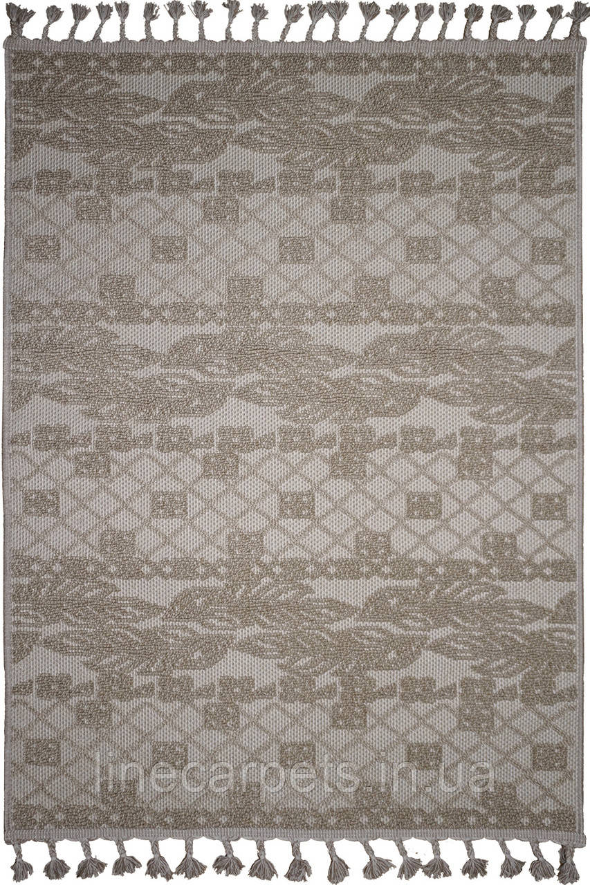 Безворсовий турецький килим CALIDO 08340A L.BEIGE/L.BEIGE, фото 1