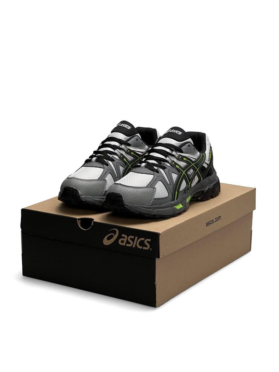 Чоловічі кросівки Asics Gel-Kahana 8 Grey Light Green (Ciрі) Взуття Асикс Гель Кахана 8 повсякденні текстиль шкіра демісезон, фото 1