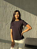 Жіноча літня футболка 42/46 р новинка 2024, фото 5