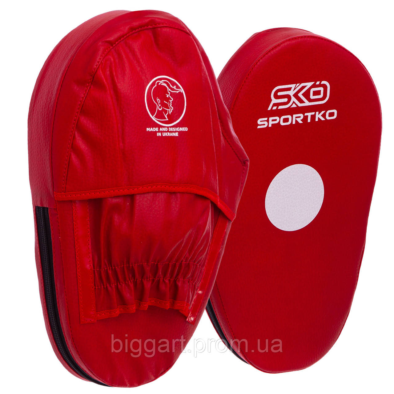 Лапа Прямая удлиненная для бокса и единоборств SPORTKO PD3 30x20x5см 2шт цвета в ассортименте bg - фото 1 - id-p2131254590