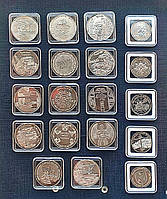 Полный набор ВС Украины (ВСУ) 19 монет в квадрокапсулах