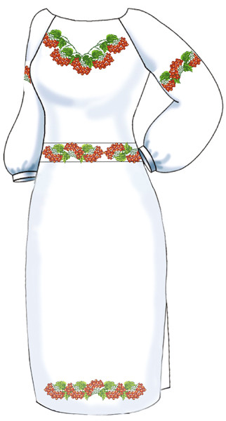 ВПЖП-24. Заготовка Жіноче плаття домоткане