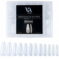 Верхні форми для нарощування Valeri Top Nail Forms Balerine 120 шт