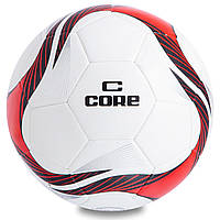 Мяч футбольный HIBRED CORE SUPER CR-012 №5 PU белый-красный in