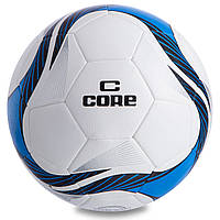 Мяч футбольный HIBRED CORE SUPER CR-013 №5 PU белый-синий in