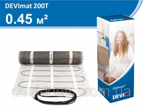 Нагрівальний мат DEVImat 200T (DTIF-200) 0,45кв.м