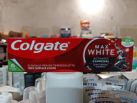 Зубная паста Colgate Max White Charcoal Optic white отбеливающая с углем 75 мл