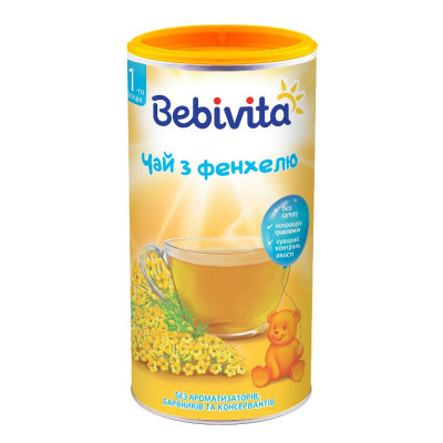 Детский чай Bebivita из фенхеля 200 г (9007253101905) мрія(М.Я)
