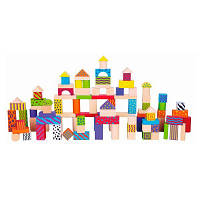 Кубики Viga Toys Красочные блоки 100 шт., 3 см (59696) PZZ