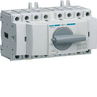 4п 20А HIM402 Перемикач трипозиційний, до 16 мм2, Hager введення резерву I-0-II, рубильник поворотний Хагер