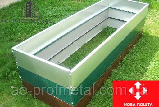 Готові оцинковані грядки, Розбірні грядки оцинковані., фото 1