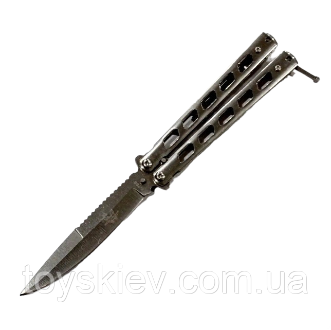 Ніж метелик A1010 Silver, фото 1