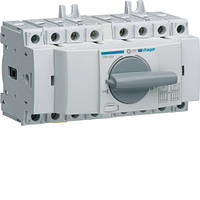 4п 40А HIM404 Перемикач трипозиційний, до 16 мм2, Hager введення резерву I-0-II, рубільник поворотний Хагер