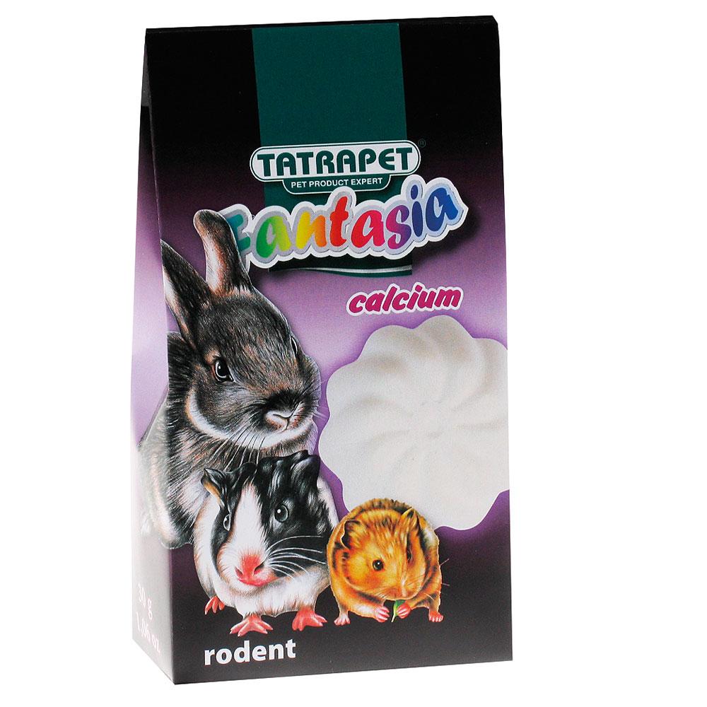 Мінеральний камінь кальцій для гризунів (кролики, морські свинки, хом'яки) TatraPet Fantasia 30 г 346,15, фото 1