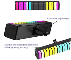 Автомобільна ароматична лампа з мікрофоном RGB F1 (100), фото 3