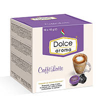 Dolce Aroma Caffe Latte кофе в капсулах с молоком 16 шт. для кофемашины Dolce Gusto