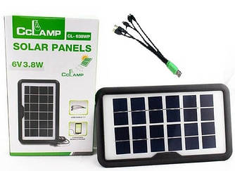 Сонячна панель SOLAR PANEL CL-638WP/ 26х16см