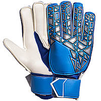 Перчатки вратарские с защитой пальцев Zelart FB-888 размер 8-10 цвета в ассортименте bg