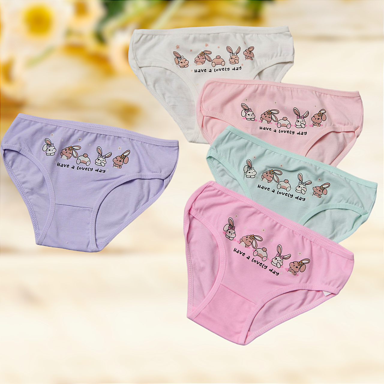 Труси дитячі для дівчинки Nicoletta 5 шт в наборі Розмір 122-128 134-140 146-152, фото 1