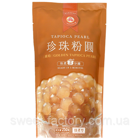 Тапіока Wu Fu Yuan Golden Tapioca Pearl 250g