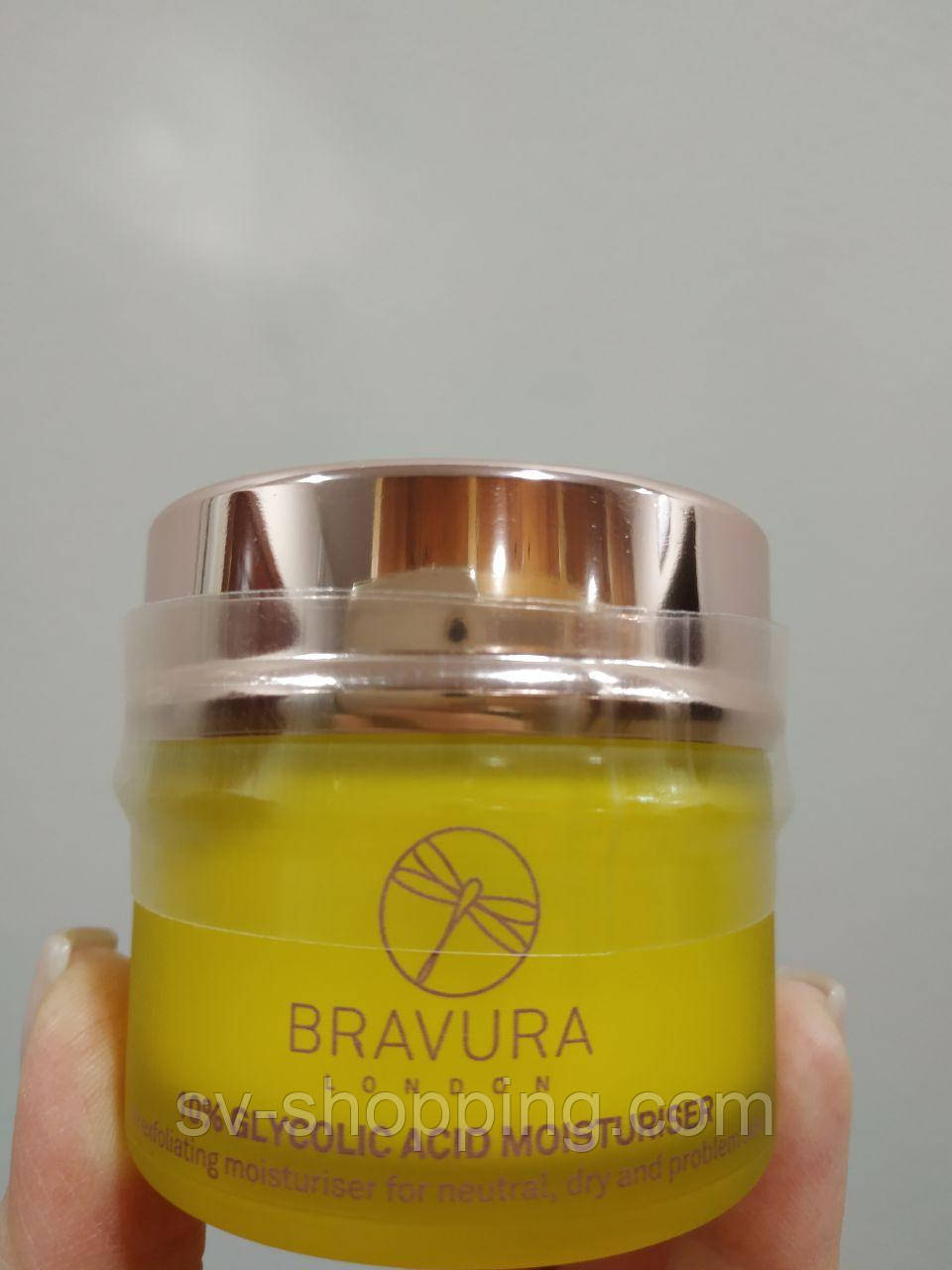 Крем з 10% гліколевою кислотою Bravura London Glycolic Acid 10% Moisturiser, 50ml