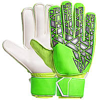 Перчатки вратарские с защитой пальцев Zelart FB-888 размер 8-10 цвета в ассортименте in