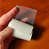 Прозора самоклеюча плівка для принтера самоклеючий папір для термопринтера 57 мм термопапір рулон, фото 5