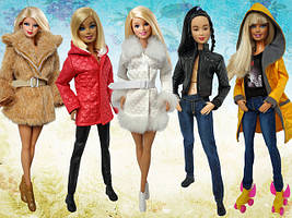 Верхній зимній одяг для ляльок Барбі Barbie