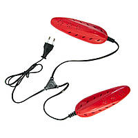 Электрическая сушилка для обуви 10 Вт, Красная, сушка для ботинок от сети | сушка для обуві (SH)