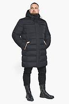 Тепла чоловіча куртка великого розміру колір графіт модель 51864, фото 2
