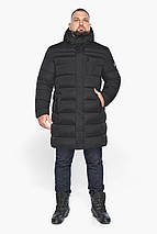 Куртка стильна чоловіча великого розміру в чорному кольорі модель 51864, фото 2