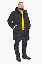 Куртка стильна чоловіча великого розміру в чорному кольорі модель 51864 60 (5XL), фото 2