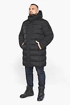 Куртка стильна чоловіча великого розміру в чорному кольорі модель 51864 60 (5XL), фото 3