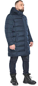 Куртка міська чоловіча темно-синя великого розміру модель 51864 (ОСТАЛСЯ ТІЛЬКИ 56(3XL)) 58 (4XL)