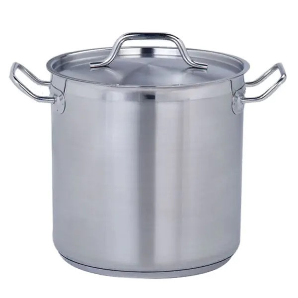 Каструля FoREST висока з кришкою 16,5 л d28 см h28 см неіржавка сталь (302828), фото 1