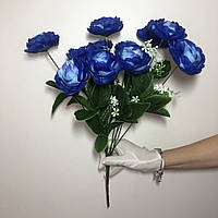 Букет искусственных Роз синий 50см