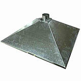 Витяжка мангальна 1500х800 оцинкована товщина 0.8 мм форми купола острівної для мангальної зони, фото 3