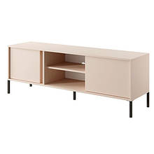 Тумба під ТВ в вітальню з ЛДСП 2D/153 Dast (Fast) Бежевий Perfect Home