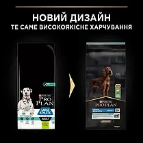Pro Plan Large Athletic Adult Sensitive Digestion сухий корм для собак великих порід з ягням 14 кг, фото 3