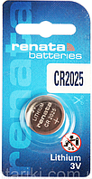 Батарейки Renata CR2025 / 3V
