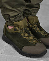 Тактические кроссовки хаки кожаные, армейские кроссовки олива для всу, кроссовки армейские зсу lu953