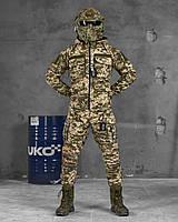 Штурмовой костюм с наколенниками, форма зсу пиксель весна, армейский тактический костюм пиксель ap087