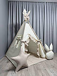 Вігвам для дітей Ніжність Повний комплект, вігвам для дівчинки, дитячий намет, дитячий вігвам, дитяча палатка, дитячий вігвам, фото 4