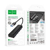 Концентратор USB HUB Hoco HB41 USB3.0+4*USB3.0, кабель 0,2м