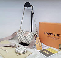 Multi Pochette белая клетка Louis Vuitton 51126