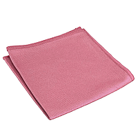 Ганчірка для прибирання (мікрофібра) для скла, 30х30, 250 г/м2 - рожевий колір