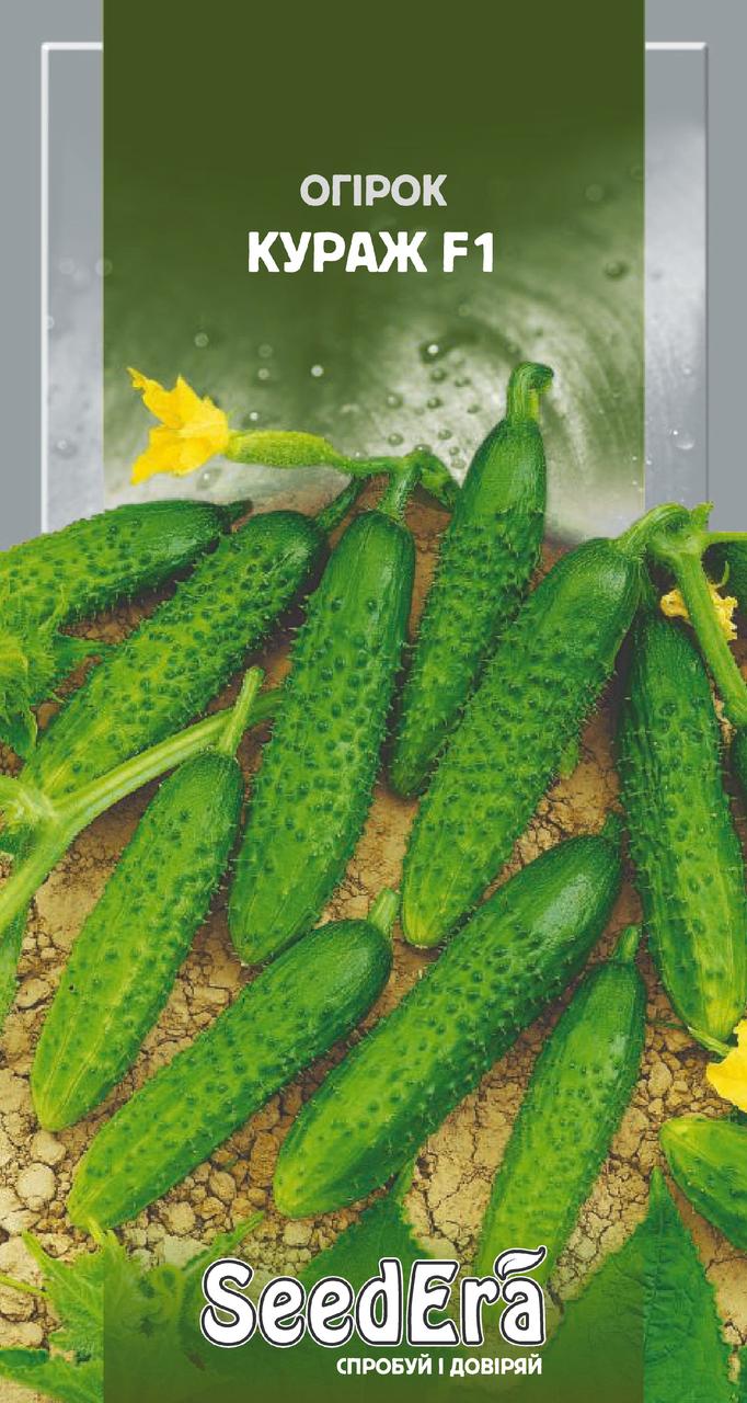 Насіння Огірок Кураж F1, 10шт, Seedera
